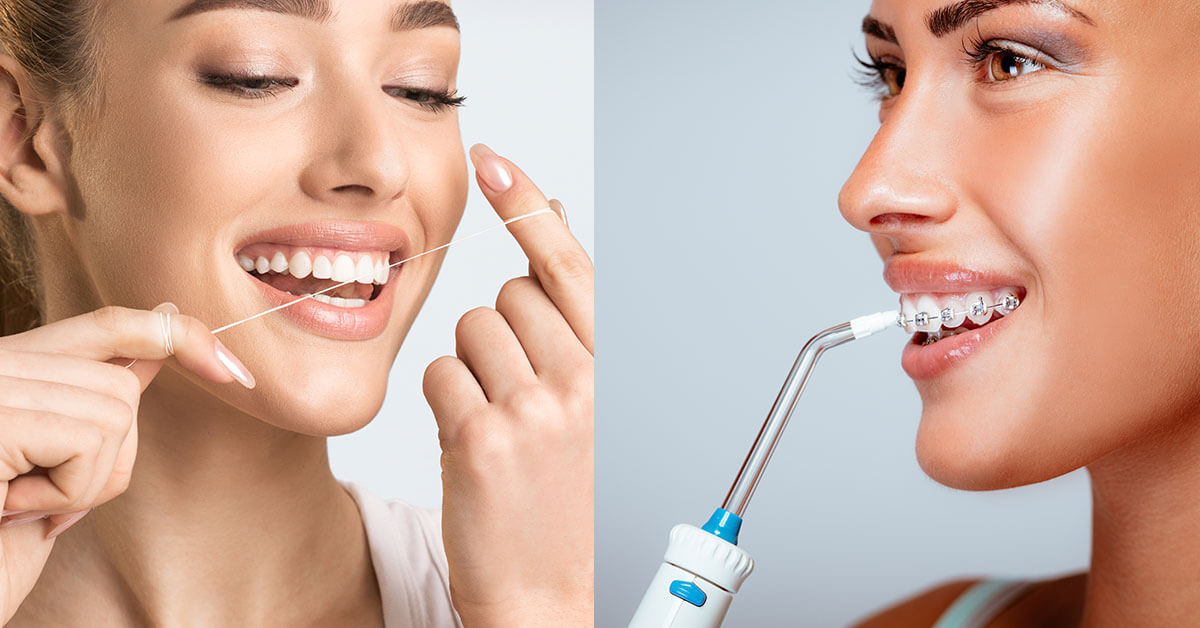 Comparison of water flossers vs. traditional floss for gum health